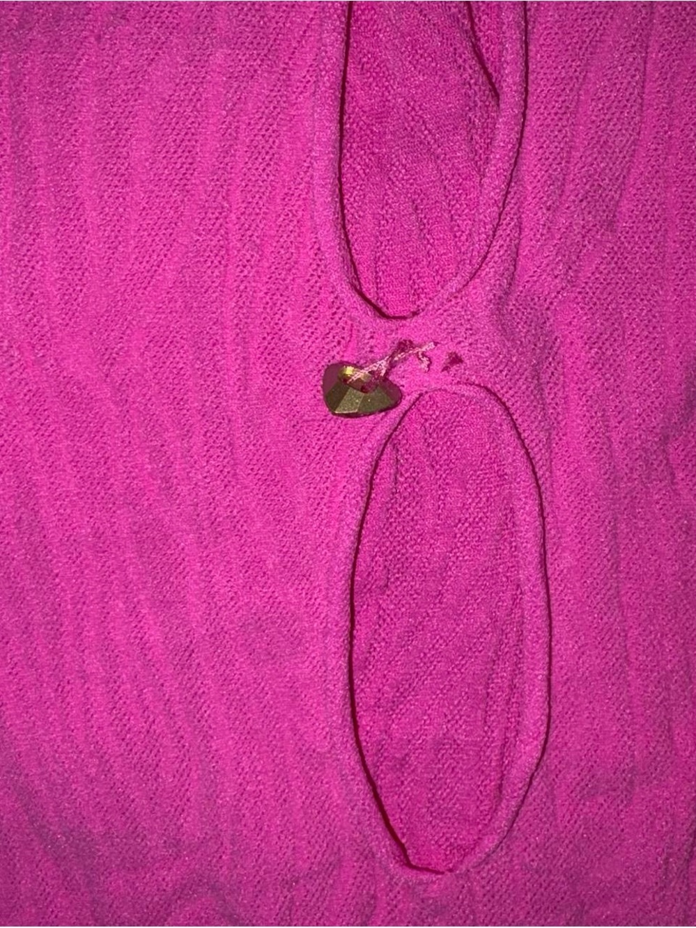 POSTER GIRL Bright Pink Keyhole Mini Dress - Picture 4 of 6